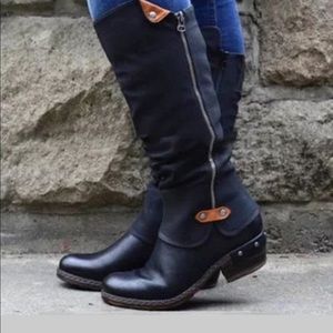 Floraday black boots size8/8.5